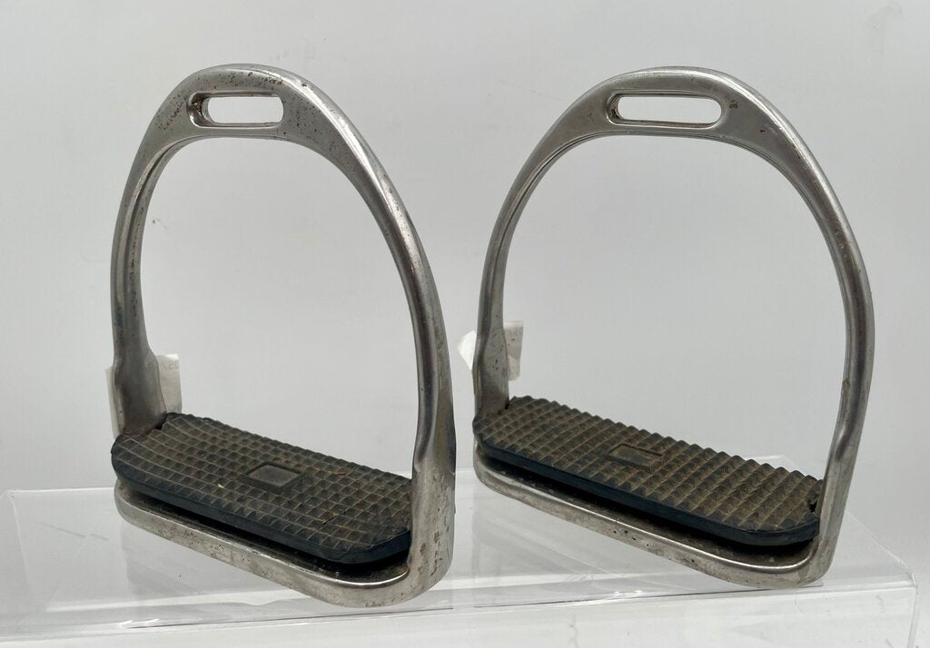 Vintage English Style Stainless Steel Riding Stirrups (PAIR)