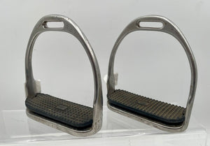 Vintage English Style Stainless Steel Riding Stirrups (PAIR)