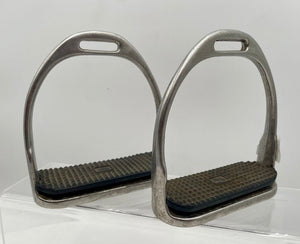 Vintage English Style Stainless Steel Riding Stirrups (PAIR)