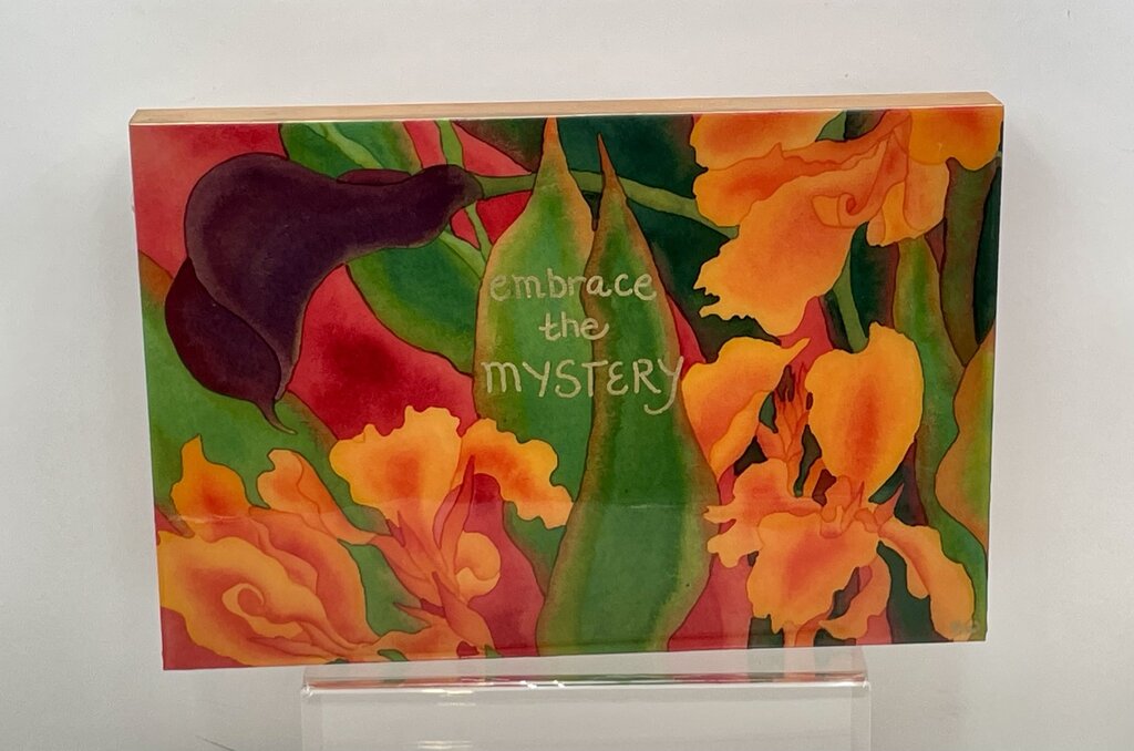 Vintage Floral Urethane Lacquered Wall Pop Art (2Pcs)