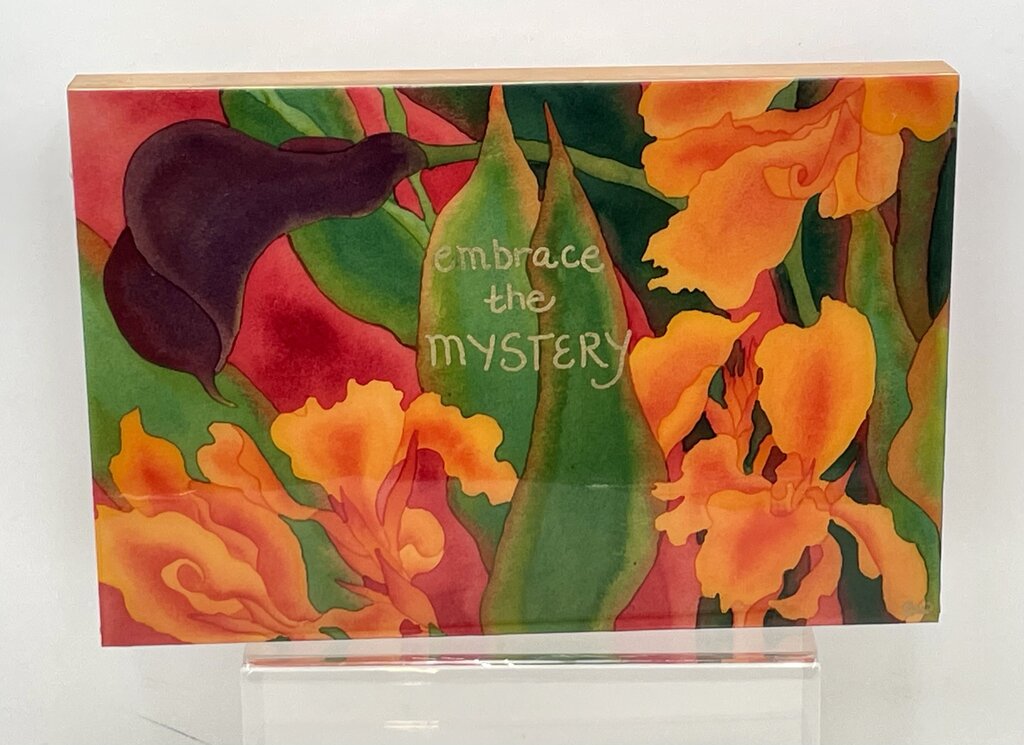 Vintage Floral Urethane Lacquered Wall Pop Art (2Pcs)