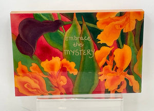 Vintage Floral Urethane Lacquered Wall Pop Art (2Pcs)