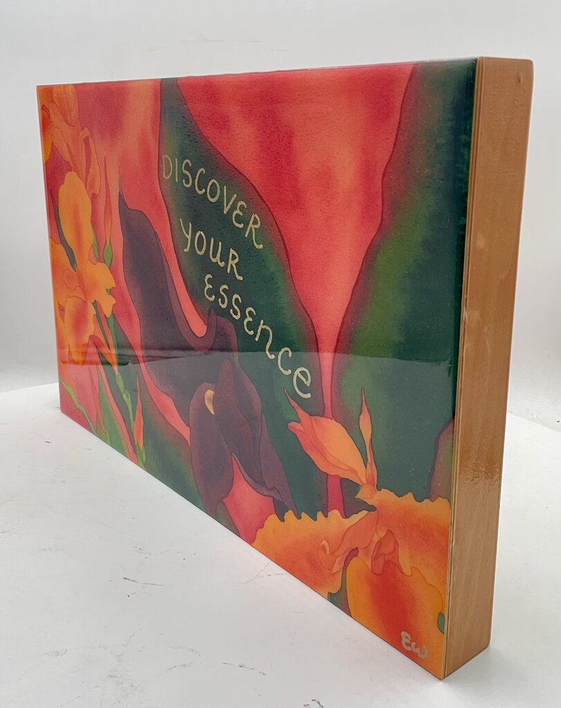Vintage Floral Urethane Lacquered Wall Pop Art (2Pcs)