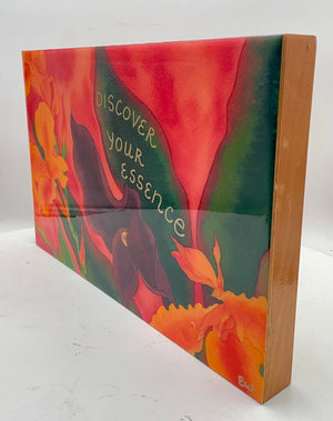 Vintage Floral Urethane Lacquered Wall Pop Art (2Pcs)
