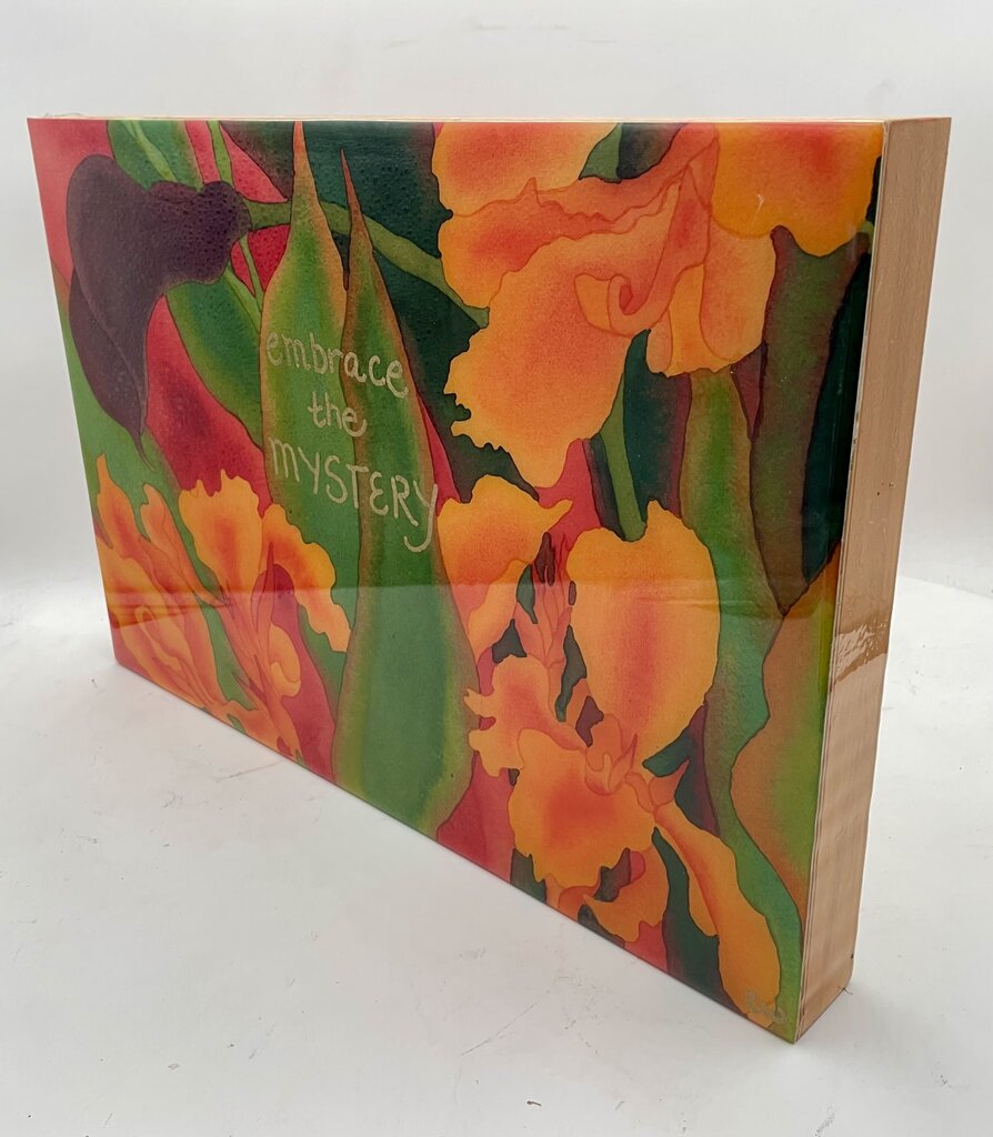 Vintage Floral Urethane Lacquered Wall Pop Art (2Pcs)