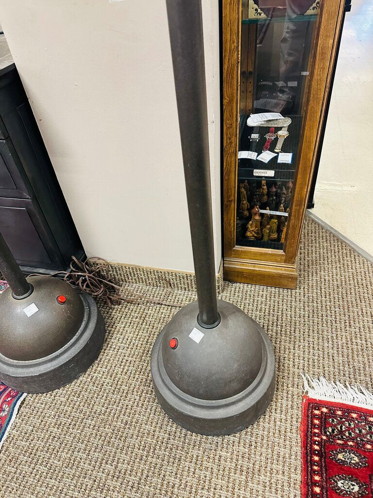 Thorn Art Deco Chrome Floor Lamp