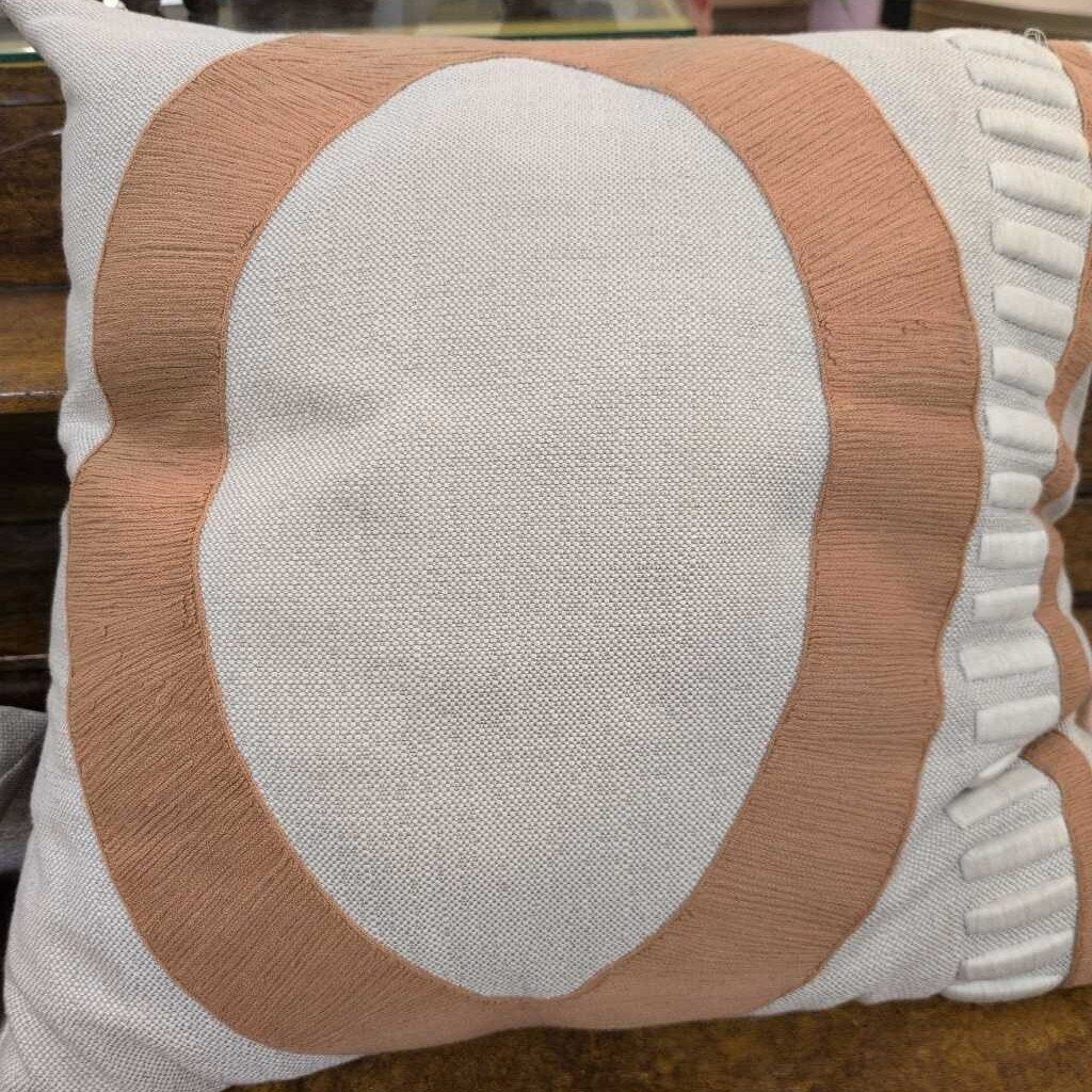 Abstract Kahiki & Tan Pillow 24x24