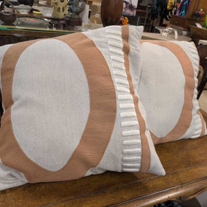Abstract Kahiki & Tan Pillow 24x24