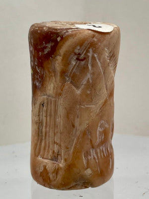 3 Akkadian, Hittite, Near Eastern Cylinder Seals Circa 2500-500 BCE (3Pcs)