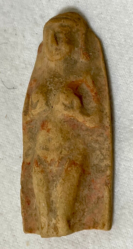 19th-17th BCE Babylonian Terracotta Plaque Depicting Astarte