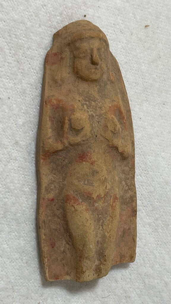 19th-17th BCE Babylonian Terracotta Plaque Depicting Astarte
