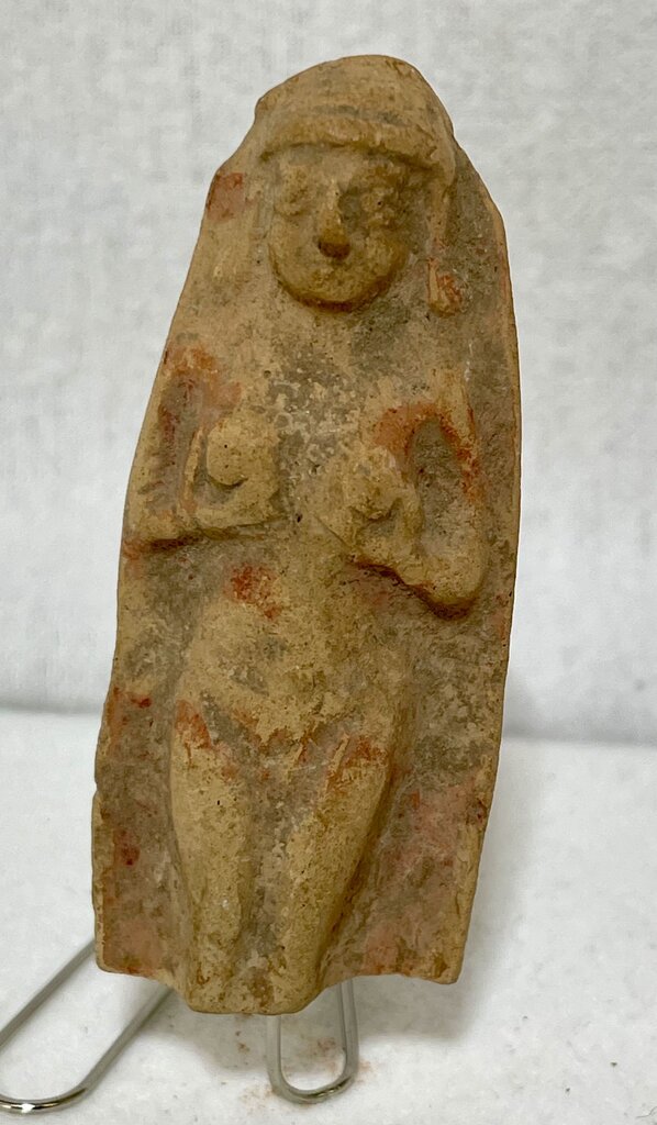19th-17th BCE Babylonian Terracotta Plaque Depicting Astarte