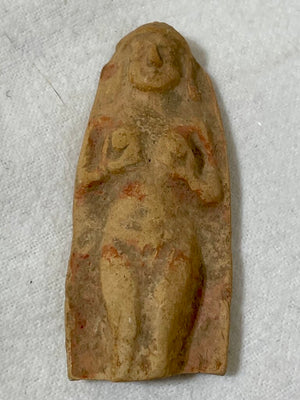 19th-17th BCE Babylonian Terracotta Plaque Depicting Astarte