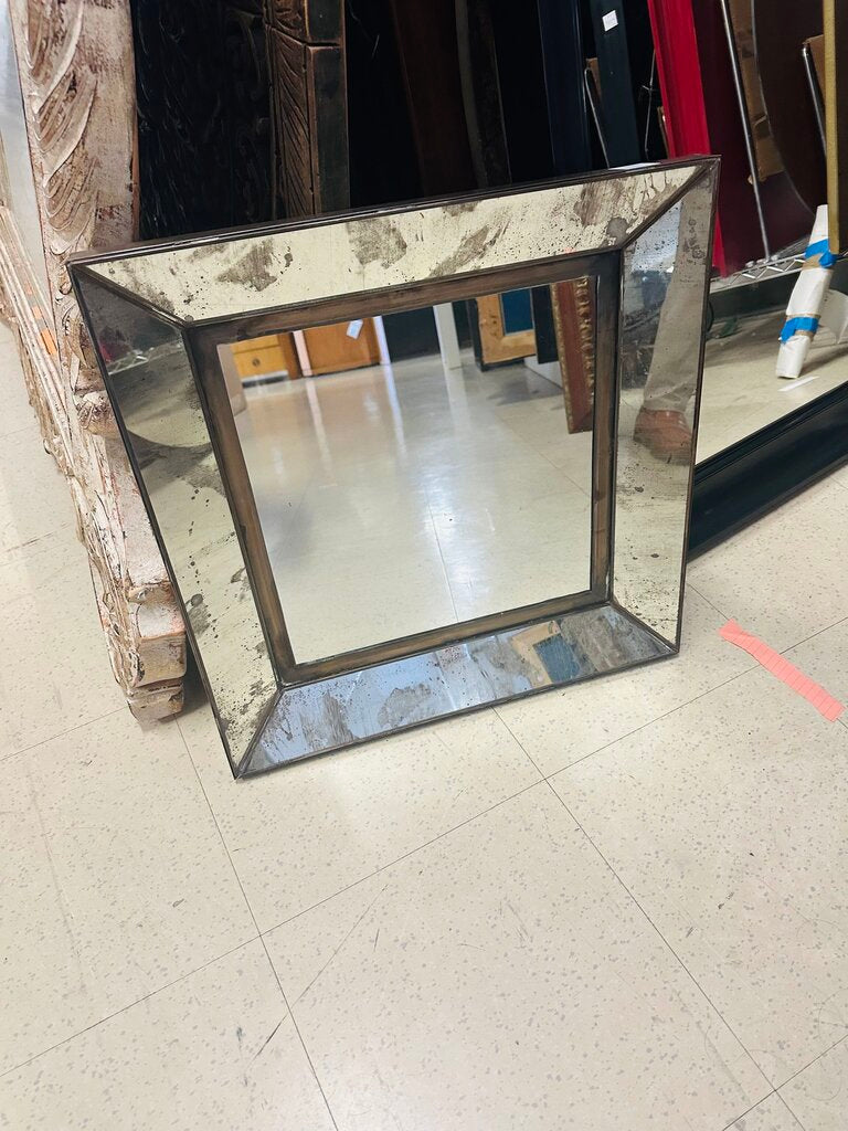 Crate & Barrel Dubois Square Mirror 20x20