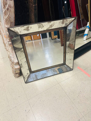 Crate & Barrel Dubois Square Mirror 20x20
