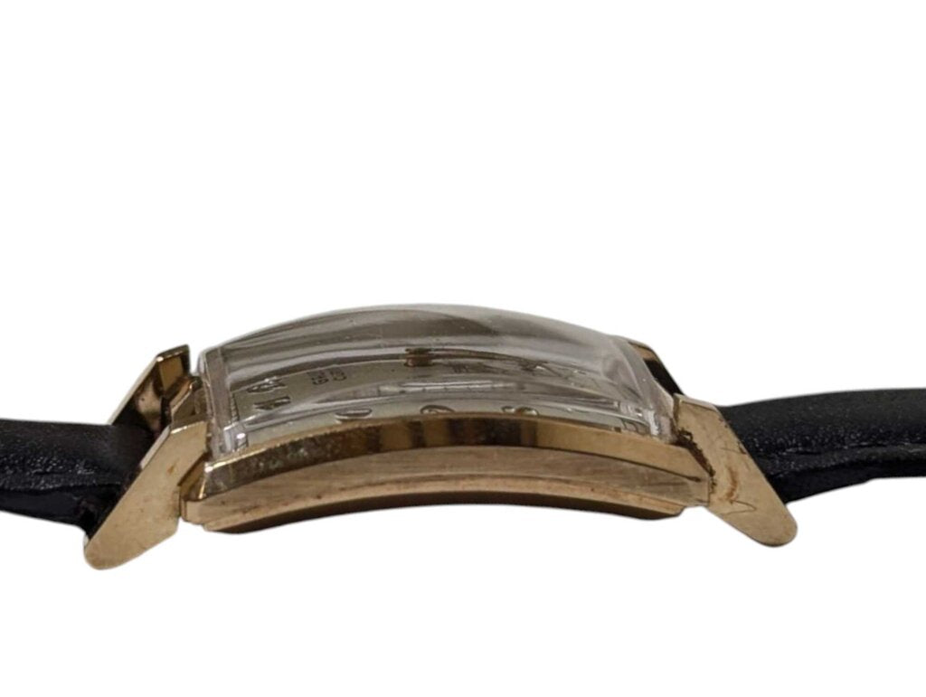 Vintage Gruen Curvex Watch 14k Yellow Gold (engraving)