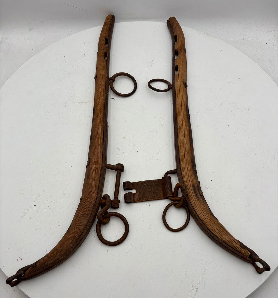 Late 19th C. Horse Hames Harness Riggs (2 Pcs)