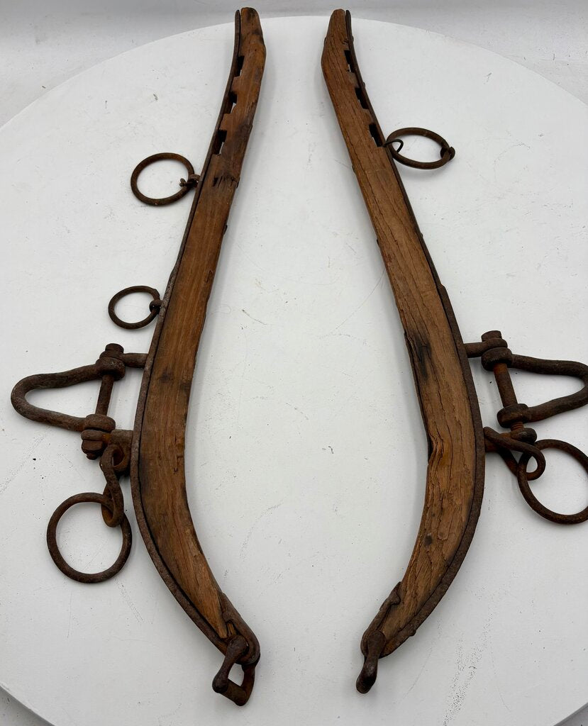 Late 19th C. Horse Hames Harness Riggs (2 Pcs)