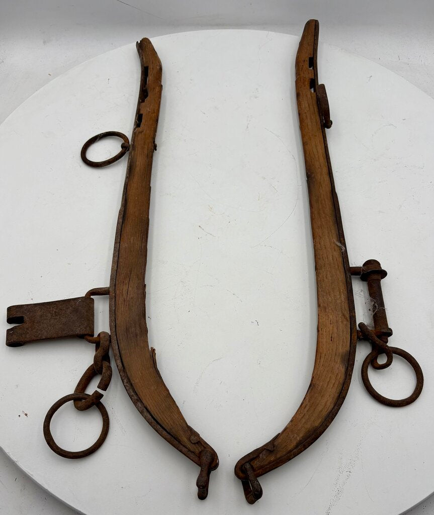 Late 19th C. Horse Hames Harness Riggs (2 Pcs)
