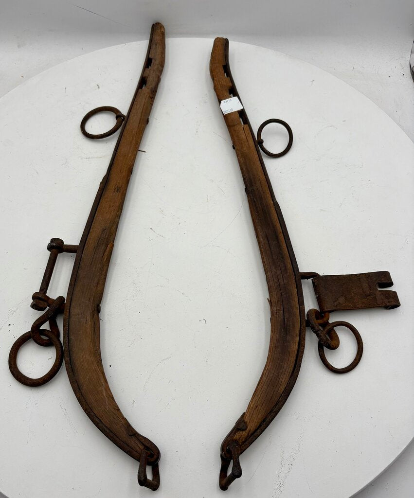 Late 19th C. Horse Hames Harness Riggs (2 Pcs)