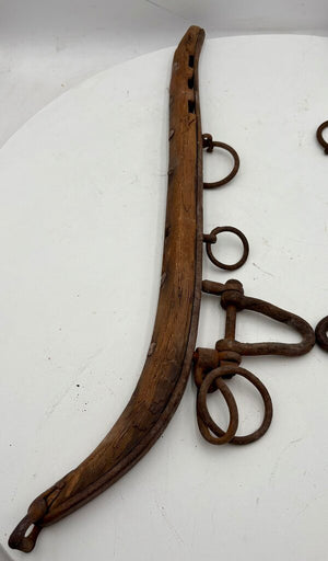 Late 19th C. Horse Hames Harness Riggs (2 Pcs) by Miss Daisy's Consignment & Auction House