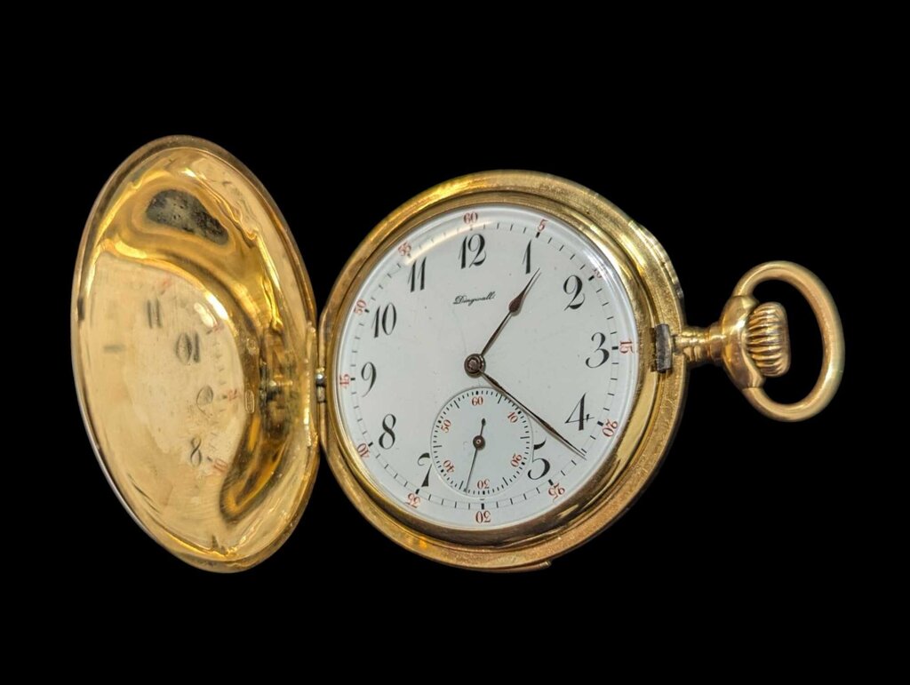 Minute Repeater D.R. Dingwall Pocket Watch 18k Yellow Gold