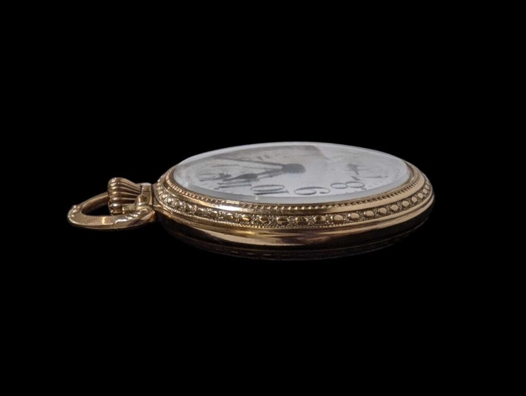 Waltham Vanguard Pocket Watch w/ up & Down Indicator 14k G.F.