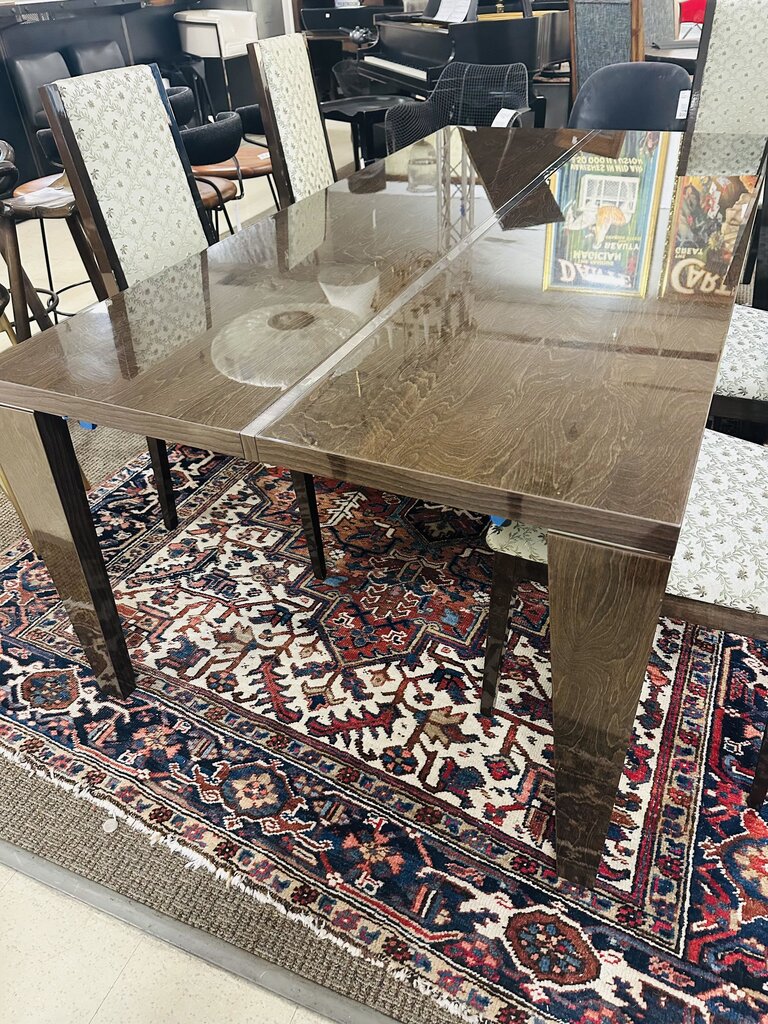 Italian Rapport Dining Set ( table + 6 chairs + 2 leaves) 80x41 + two leaves 22"