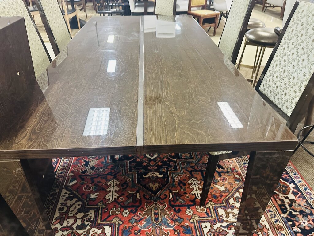 Italian Rapport Dining Set ( table + 6 chairs + 2 leaves) 80x41 + two leaves 22"