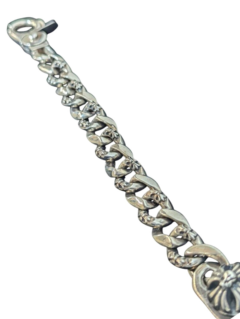 Sterling Silver Koyo Rock Bracelet (large w/ skulls) by Miss Daisy's Consignment & Auction House