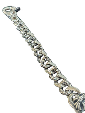Sterling Silver Koyo Rock Bracelet (large w/ skulls) by Miss Daisy's Consignment & Auction House