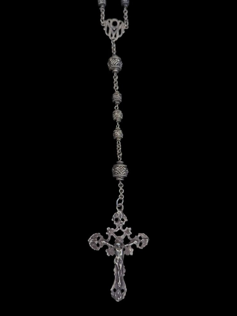 Silver Rosary
