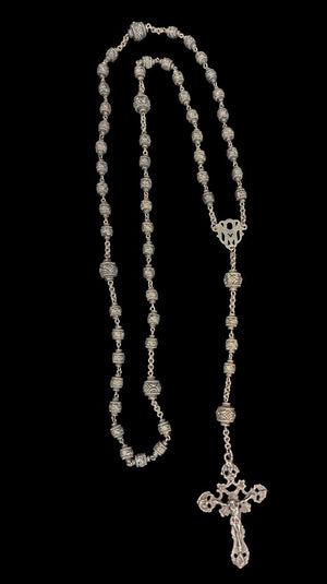 Silver Rosary
