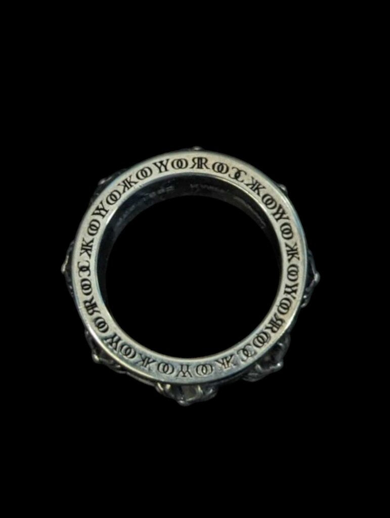 Sterling Silver Ring Koyo Rock (spins)