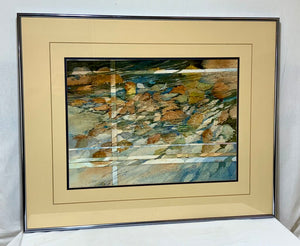 Linda Rogers Original "Abstract Watercolor" Signed