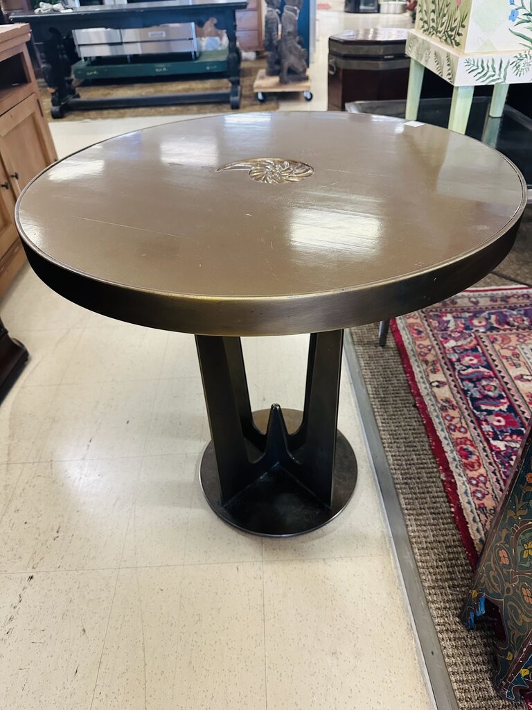 Round Side Table 30x29 by Miss Daisy's Consignment & Auction House