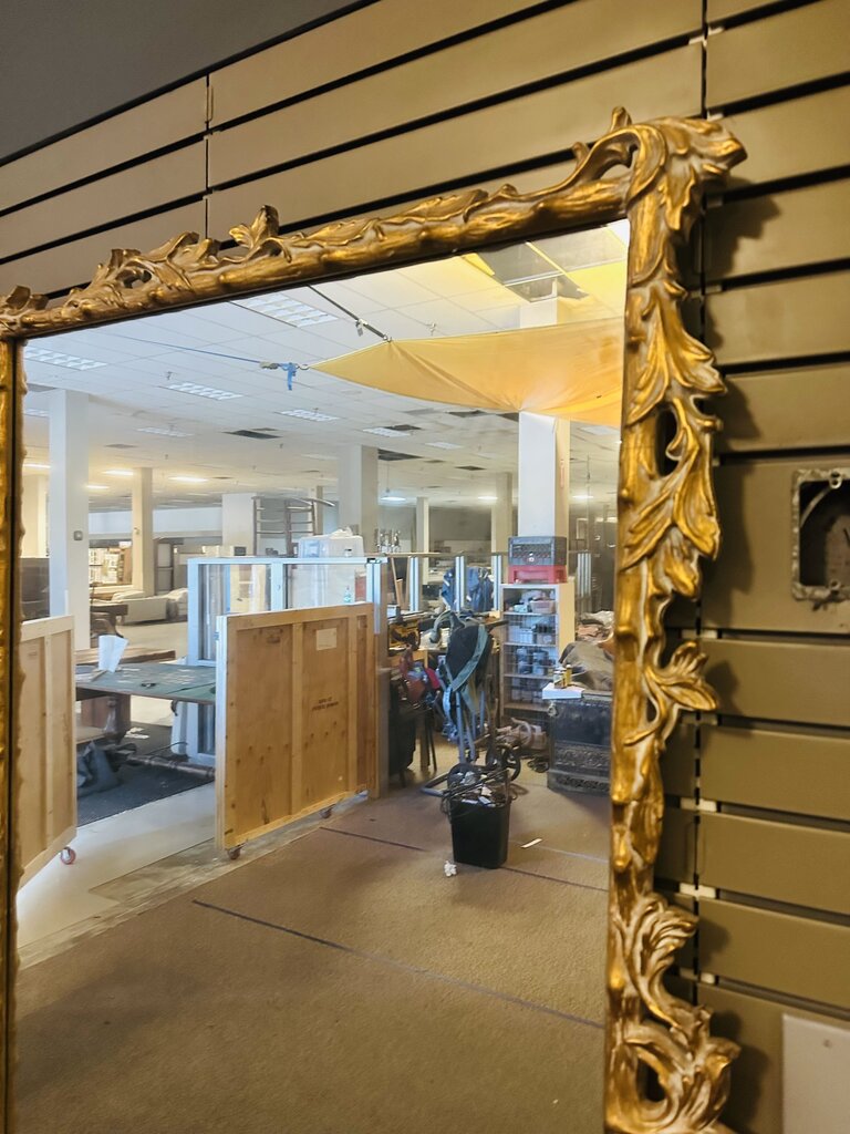 Ornate Gilt Mirror 41x67
