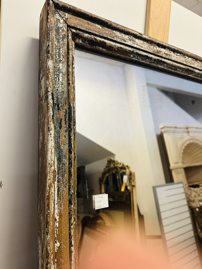 Rustic Distressed Frame Mirror 47x75
