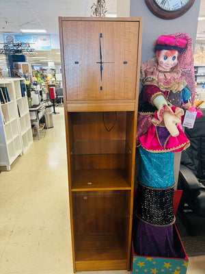 Danish Mid-Century Modern Teak Grandfather Clock18x12x71