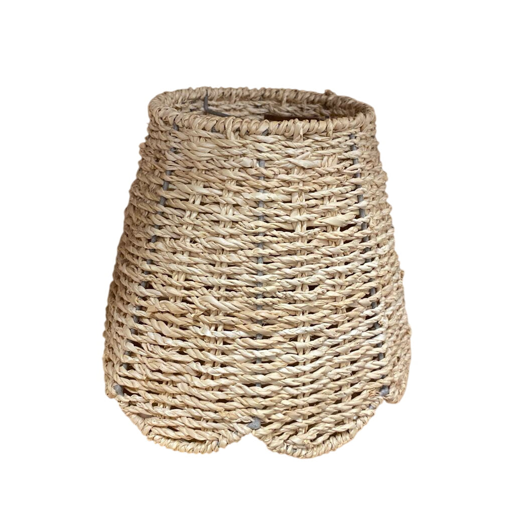 Maison Maison Scalloped Edge Twisted Paper Shade by Miss Daisy's Consignment & Auction House