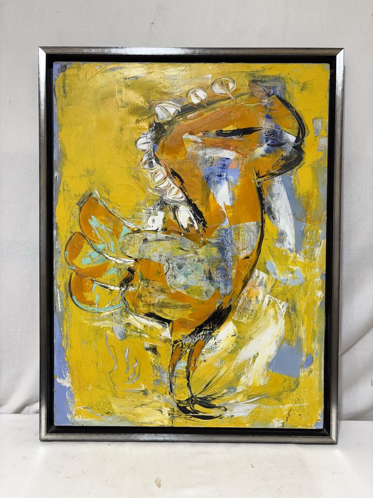 Aros GHO " Derechos del Pollo" 2001 Acrylic on Canvas