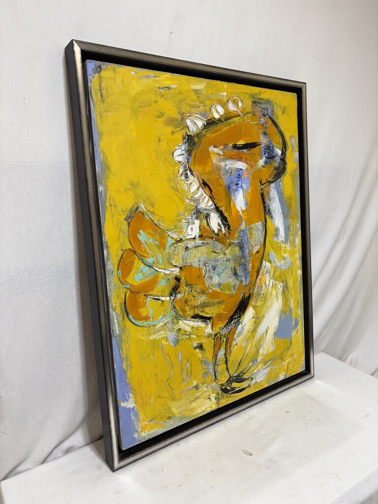 Aros GHO " Derechos del Pollo" 2001 Acrylic on Canvas