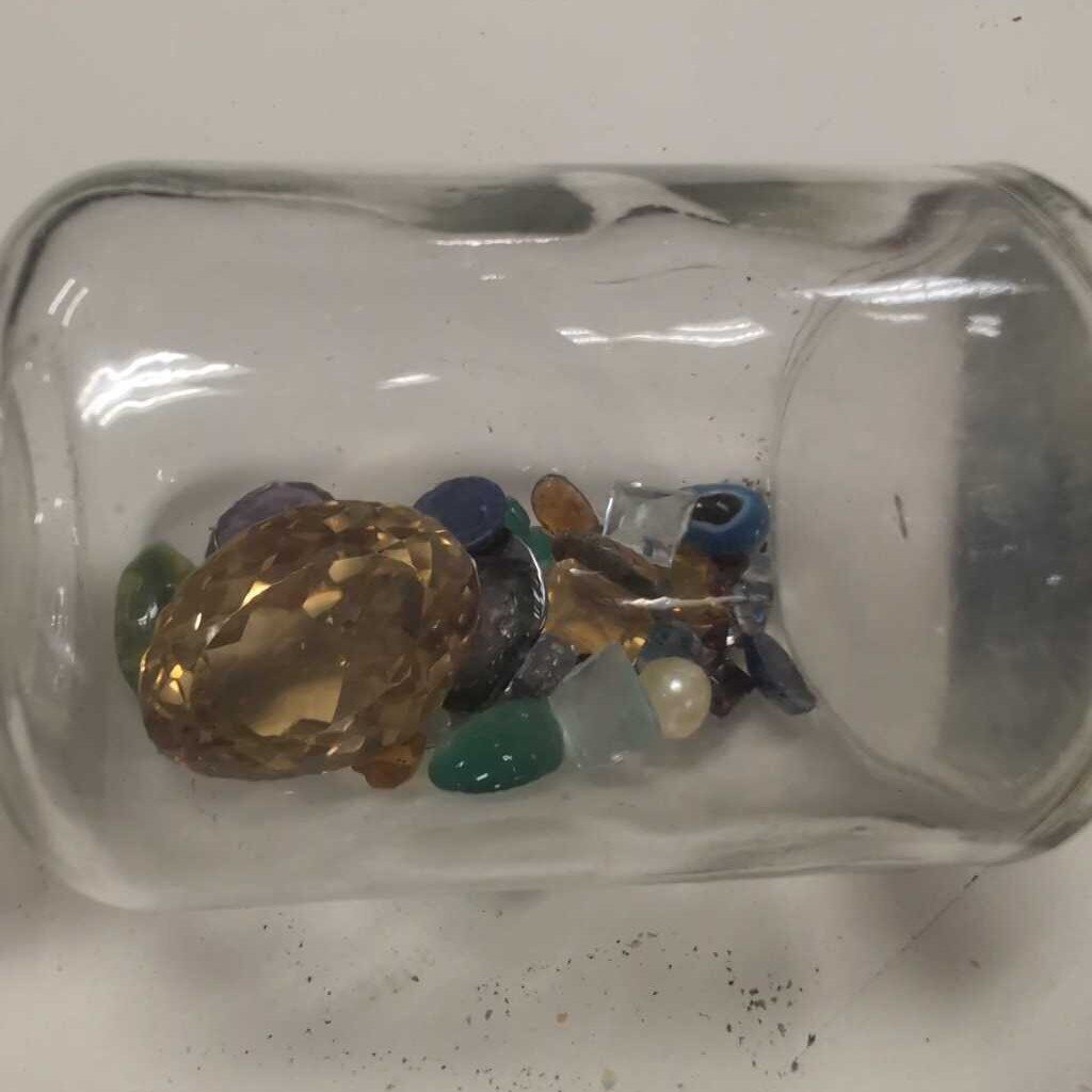 Gold Plated Aquamarine Ring