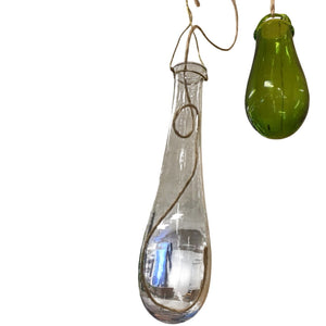 Hanging Glass Vase 12"H