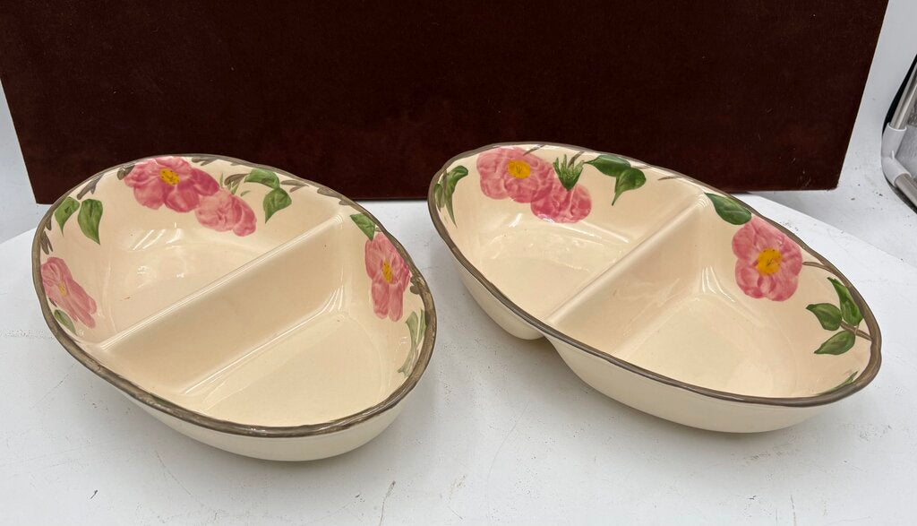 Franciscan Desert Rose England Oval Double Sided Serving Dish