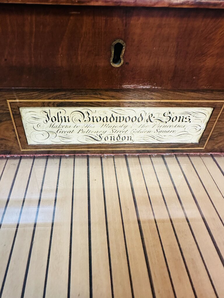 John Broadwood & Son Antique Piano Desk 45x25x53