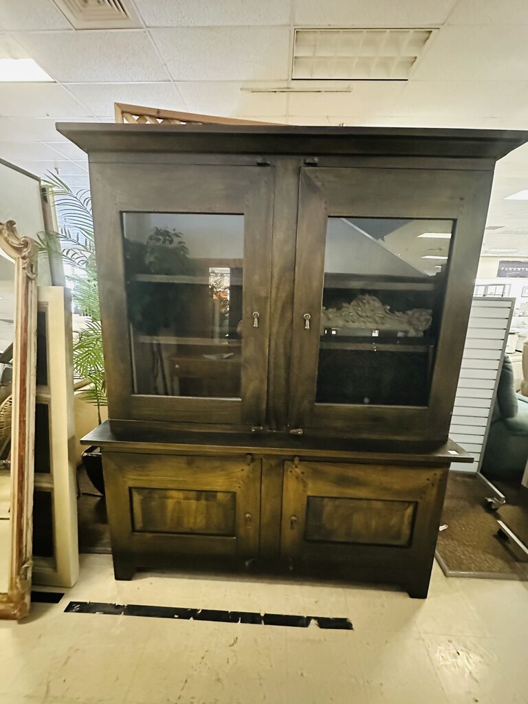 Crate & Barrel Basque 2-piece Hutch orig $2200 (68x18x82)