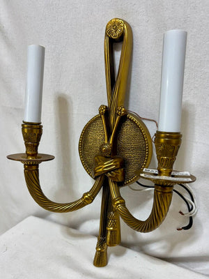 Minka Metropolitan 2 Light Brass Wall Sconce