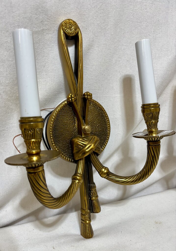 Minka Metropolitan 2 Light Brass Wall Sconce