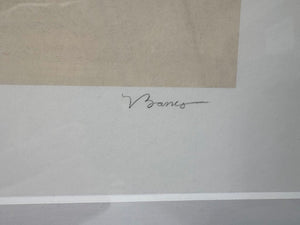 Victoria Barnes Abstract Art "Diagramme 1" Signed #38/950 Giclee Print